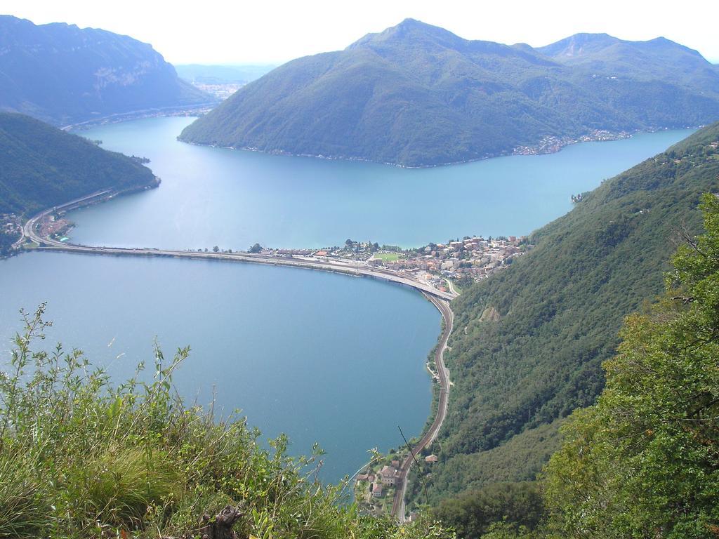 Hotel Garni Battello Мелиде Экстерьер фото