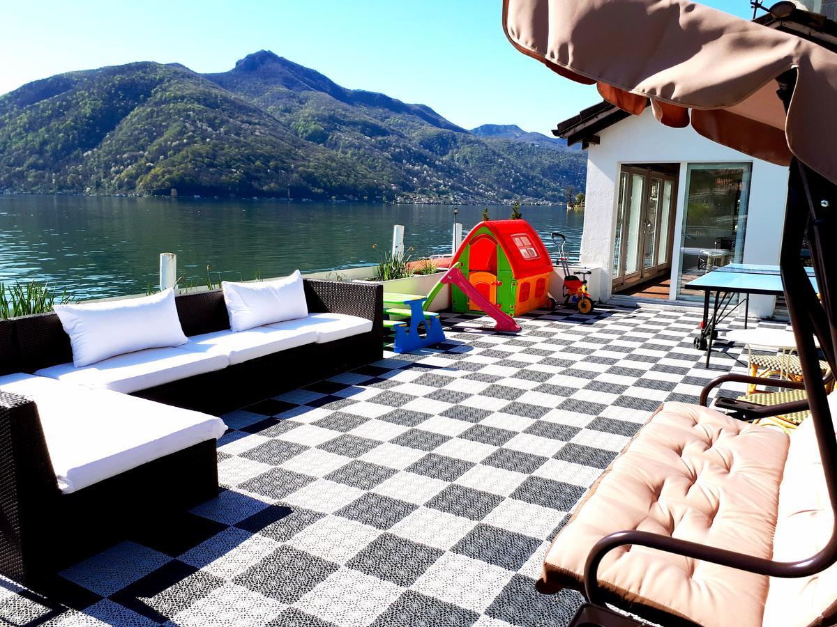 Hotel Garni Battello Мелиде Экстерьер фото